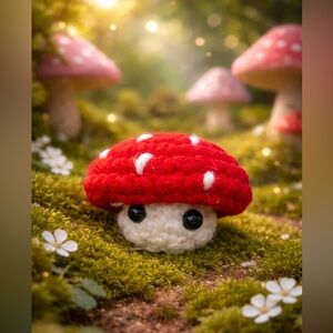 Crochet Popping Mushroom 🍄